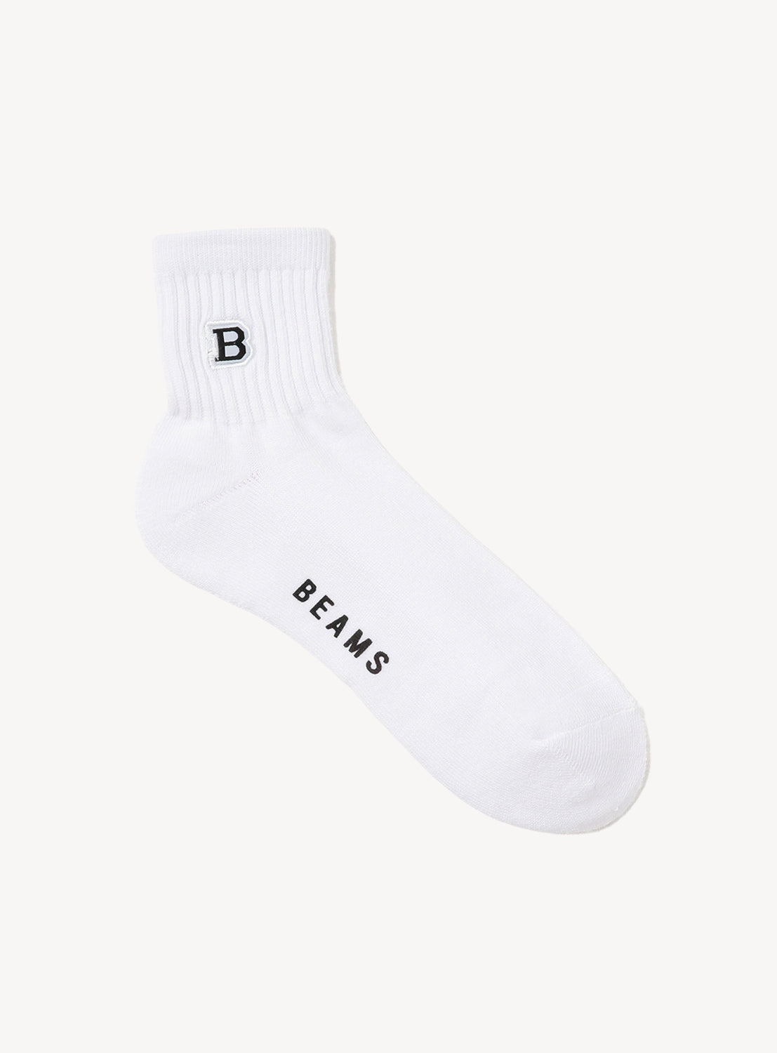 B Patch Short Socks
