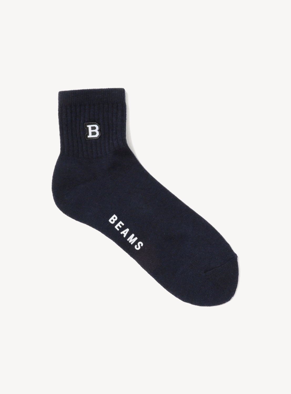 B Patch Short Socks