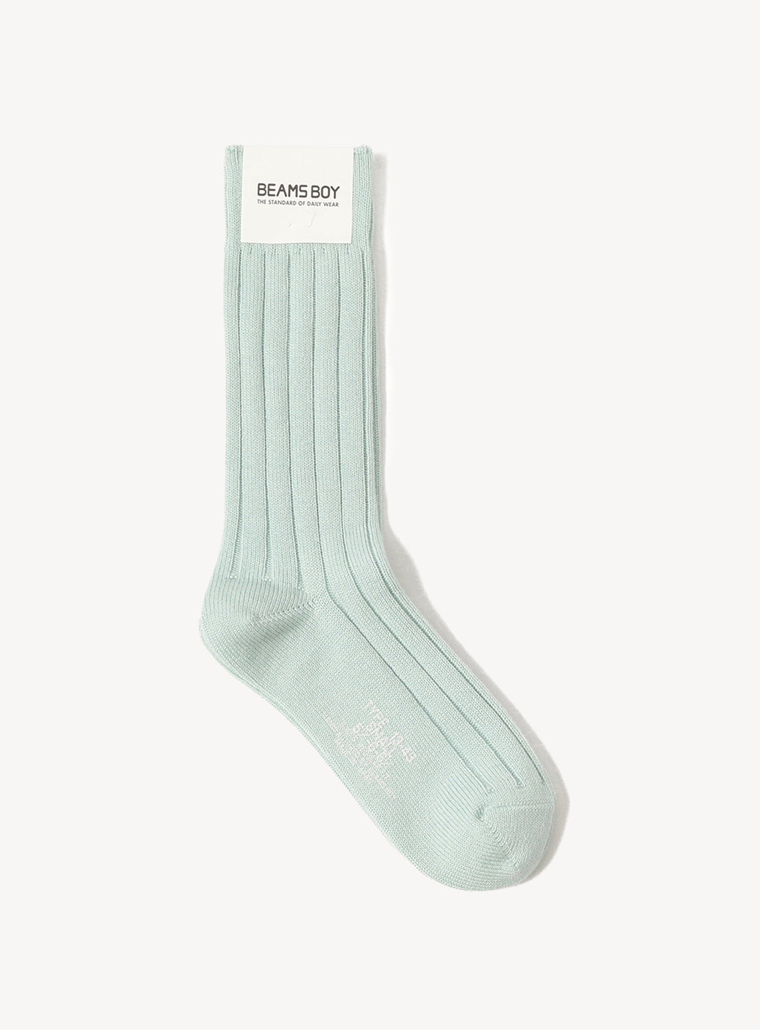 Cotton Silk Ribbed Socks