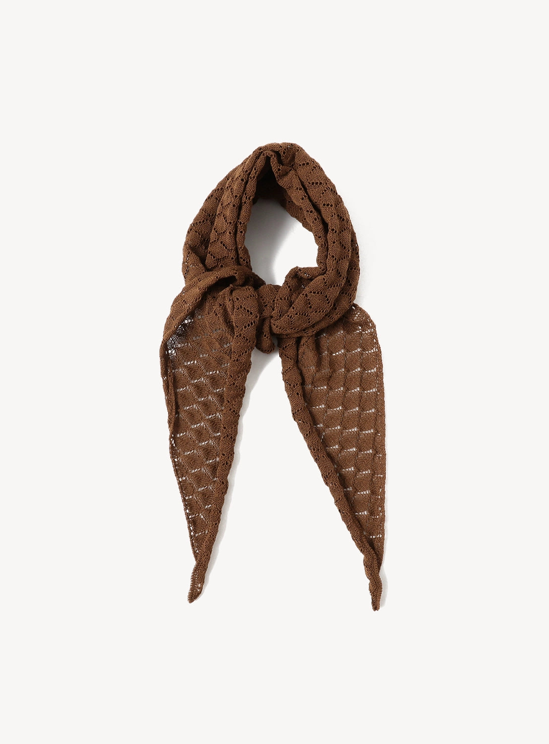 Openwork Knit Scarf