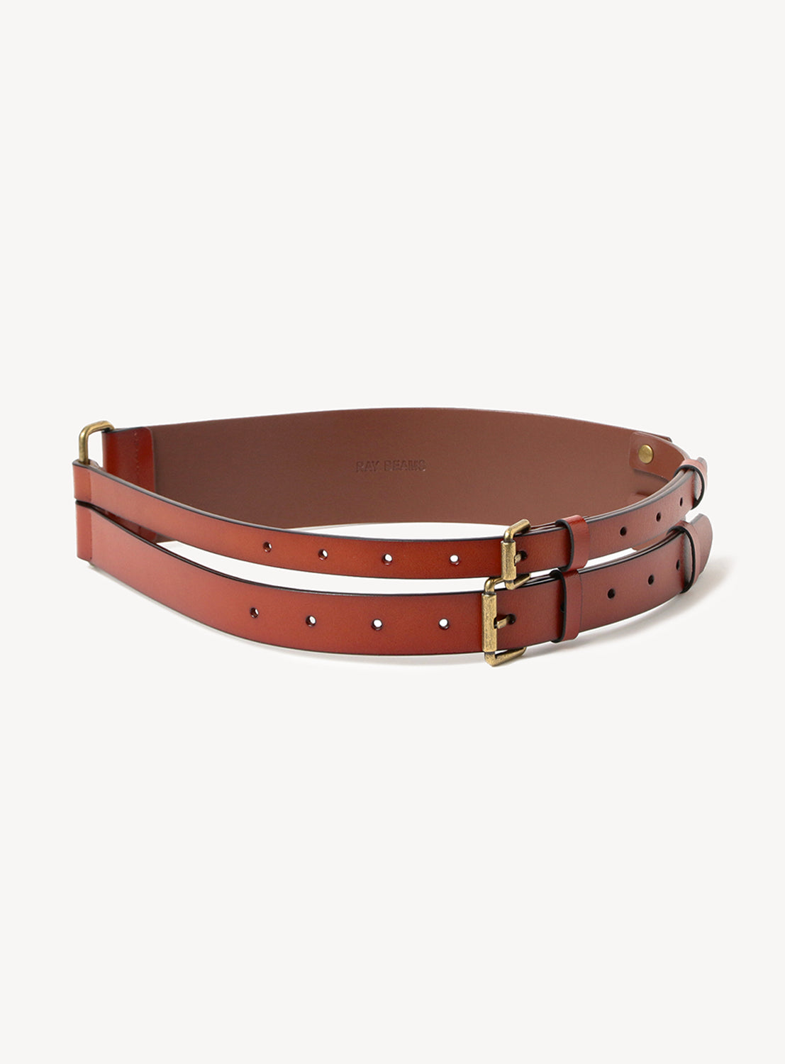 Wide Double Buckle Belt