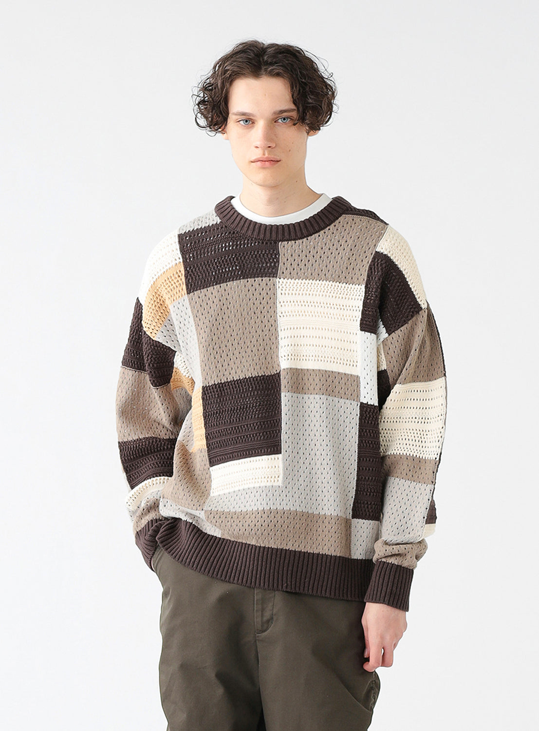 Crazy Knit Crewneck