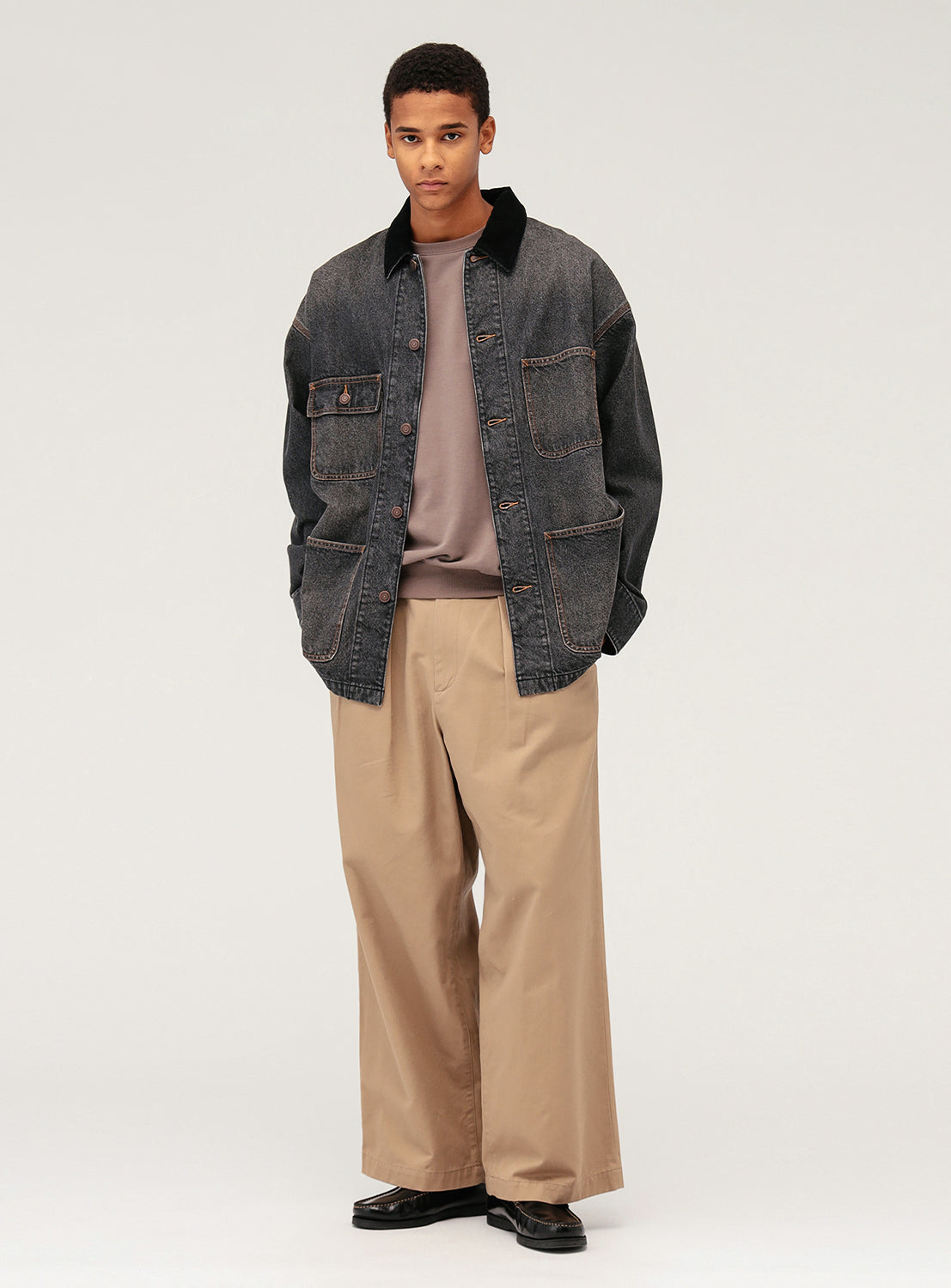Denim Loose Coverall Denim Loose Coverall