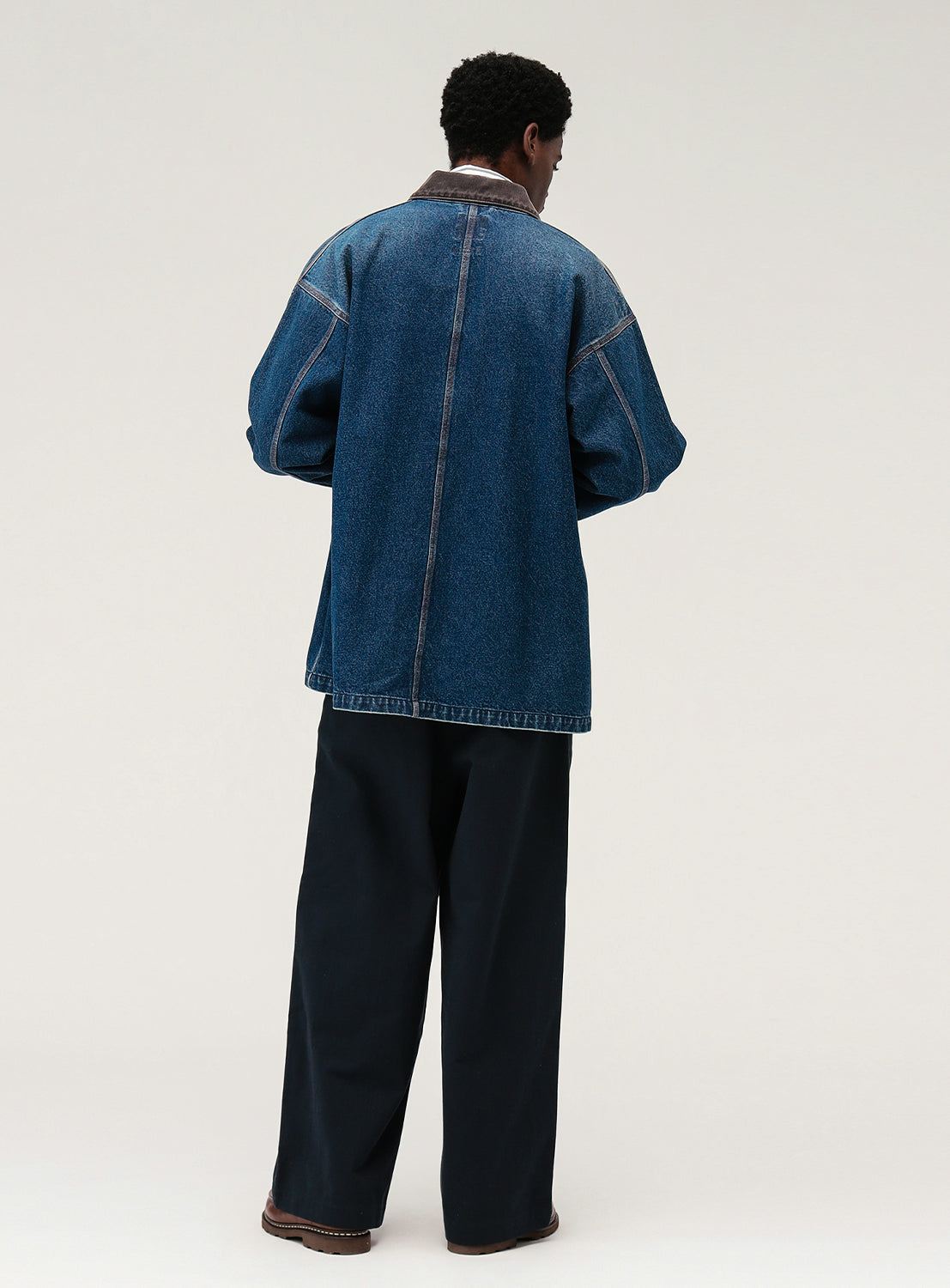 Denim Loose Coverall