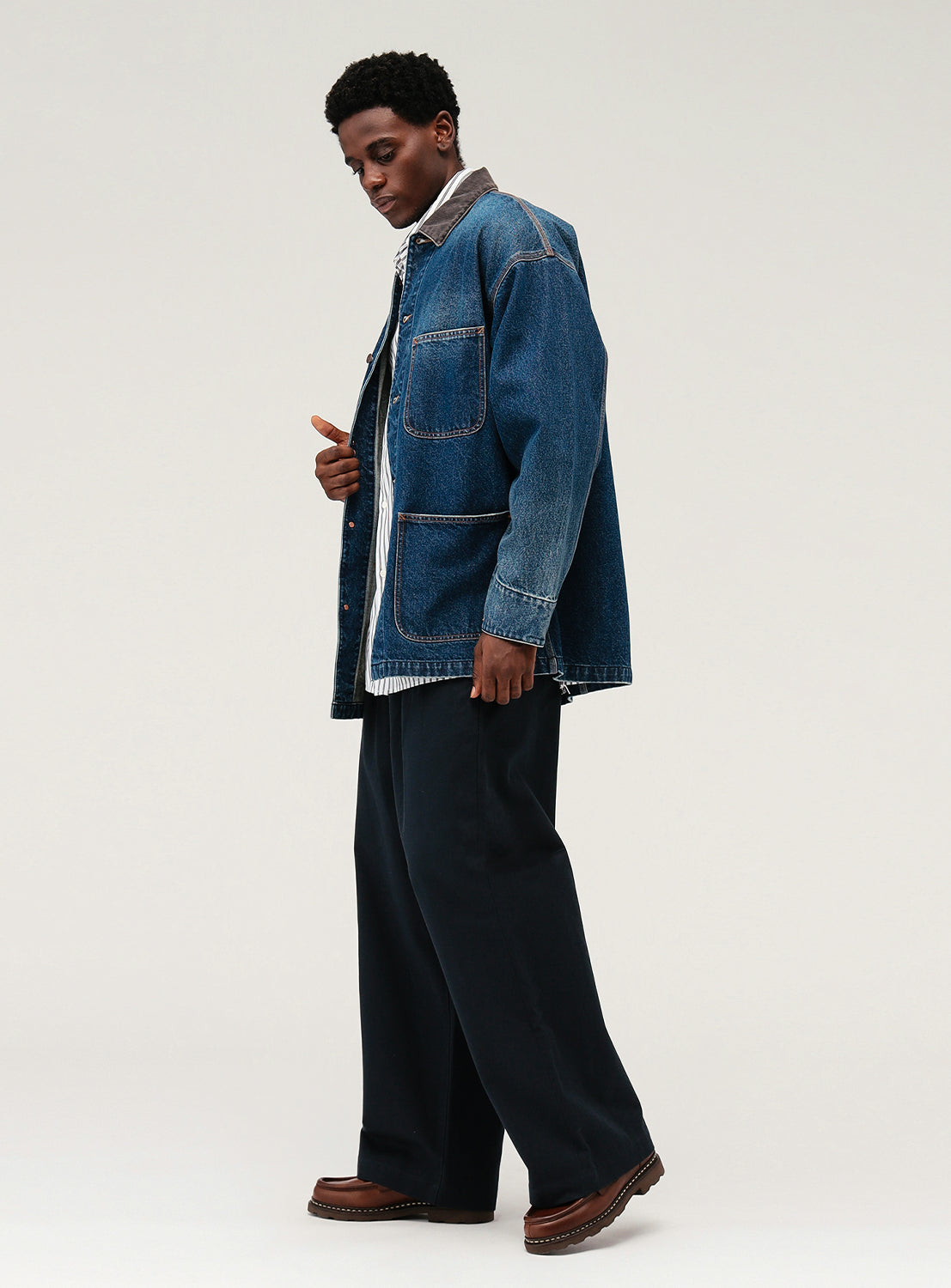 Denim Loose Coverall Denim Loose Coverall