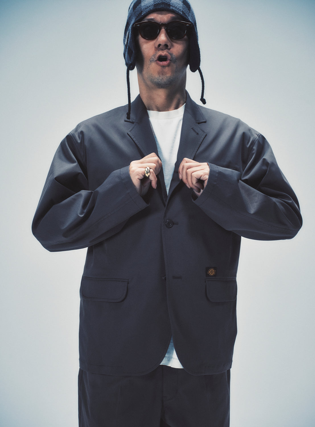 スーツ Dickies TRIPSTER charcoal 25ss S beams Dickies x Tripster Suit
