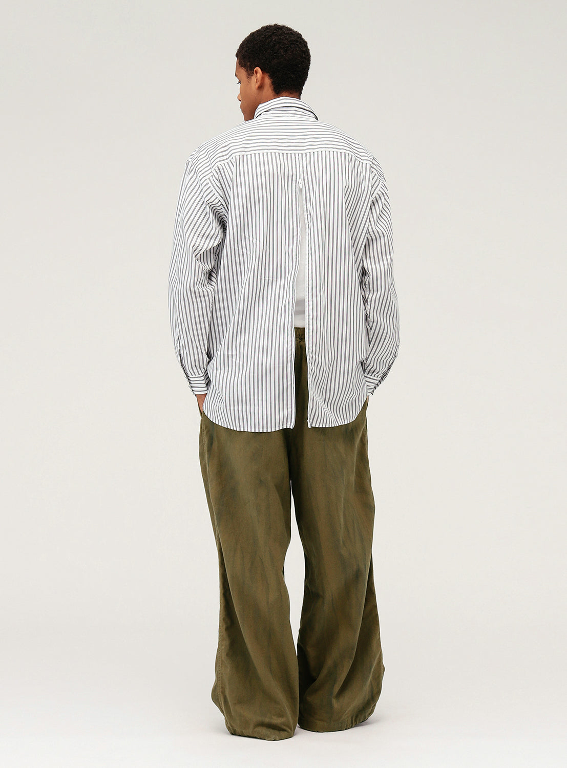 Distressed Wide Easy Pants