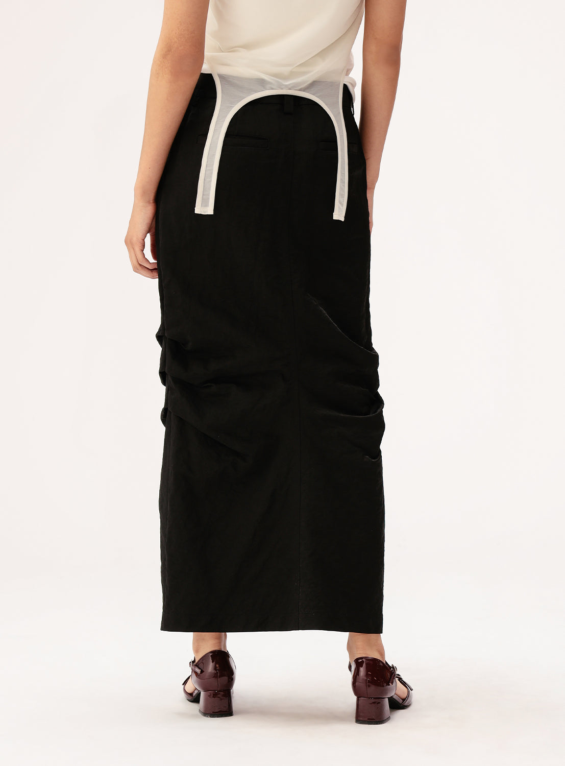 Double Waist Tuck Skirt