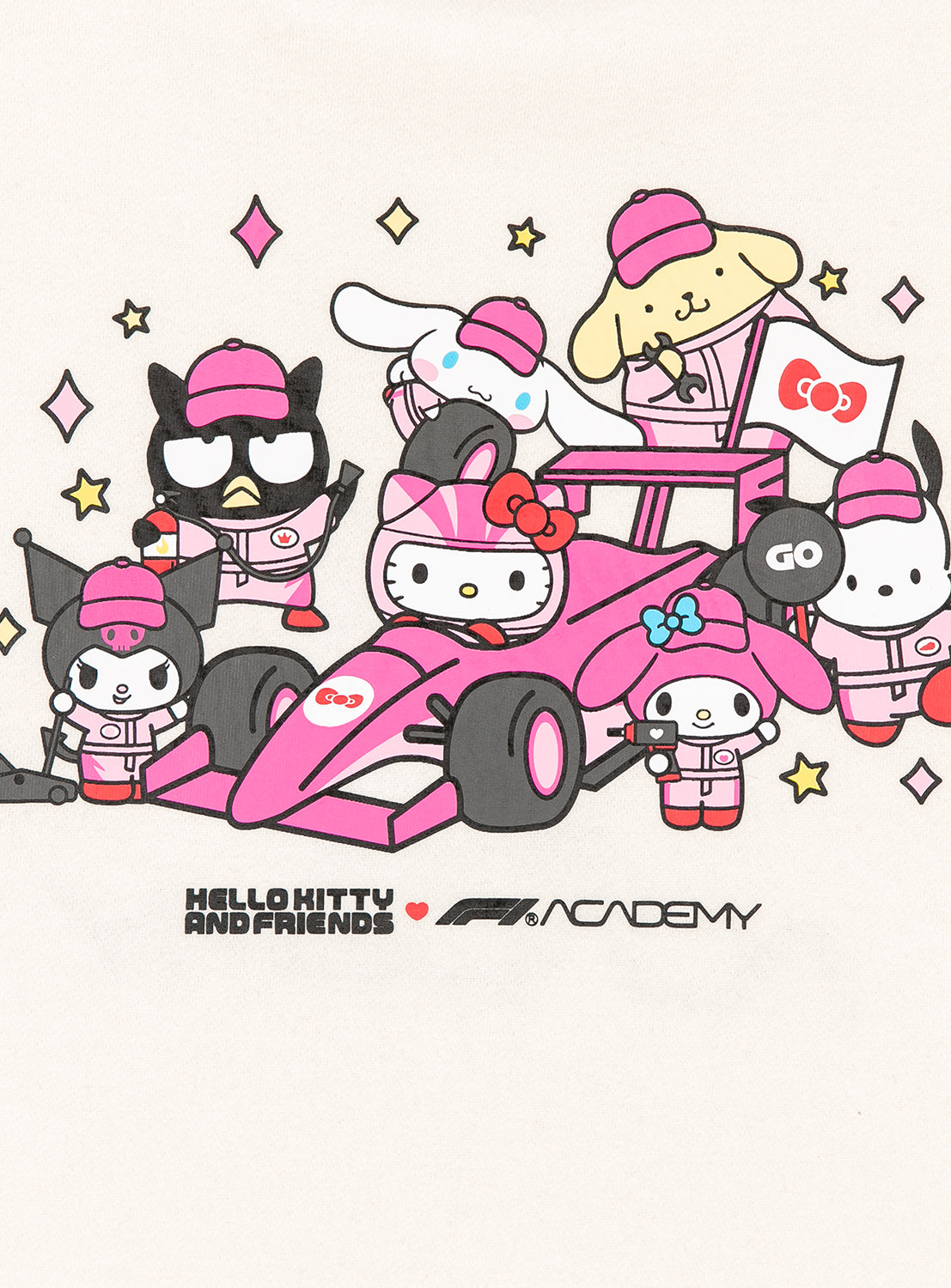 F1 Academy x Hello Kitty Applique Crew Sweatshirt