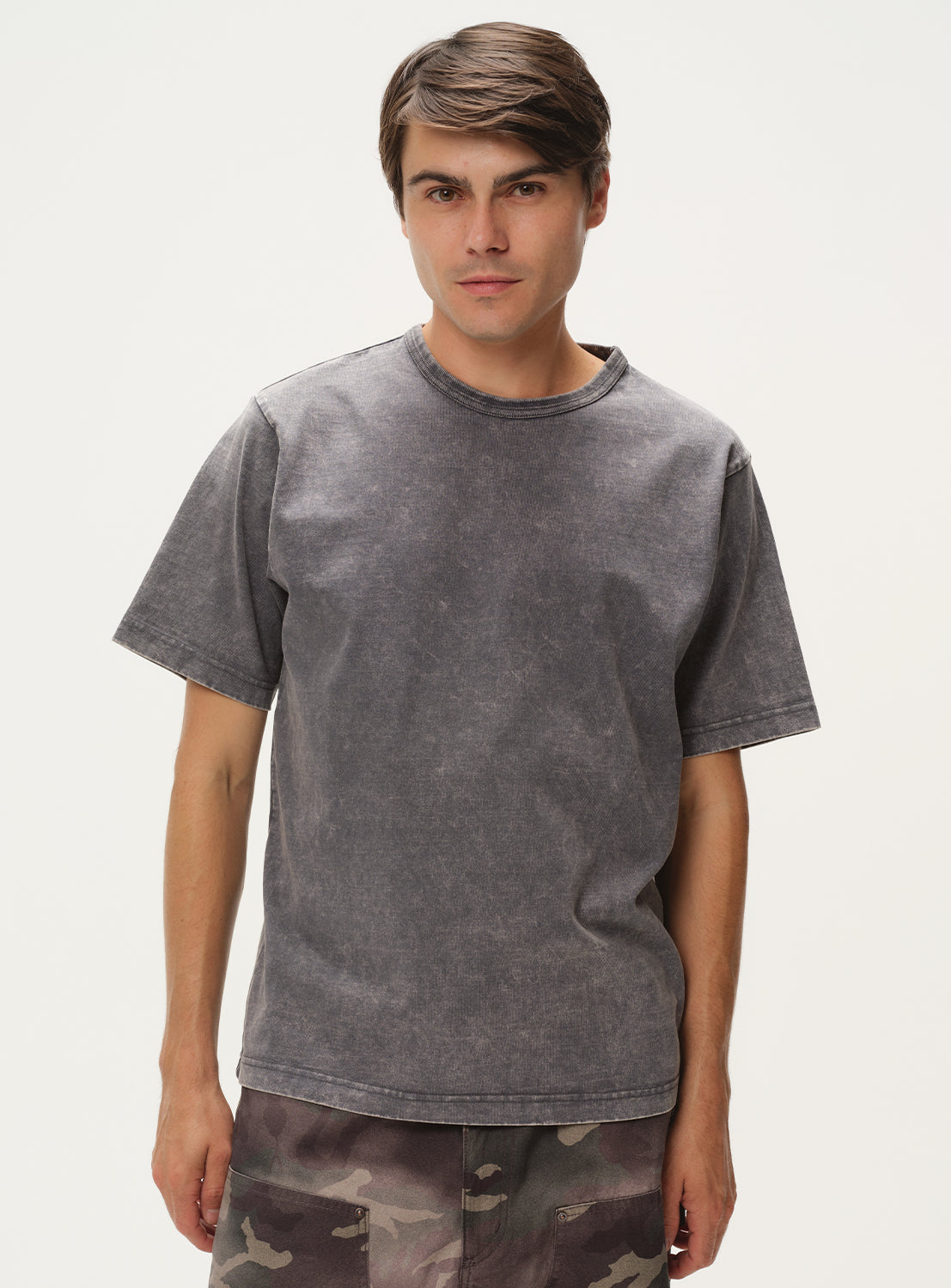 フェードクルーネックTシャツ