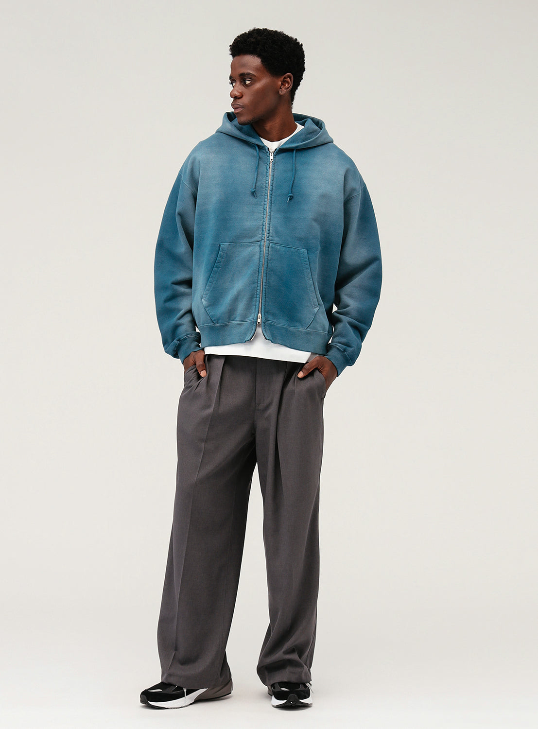 Faded Full Zip Hoodie