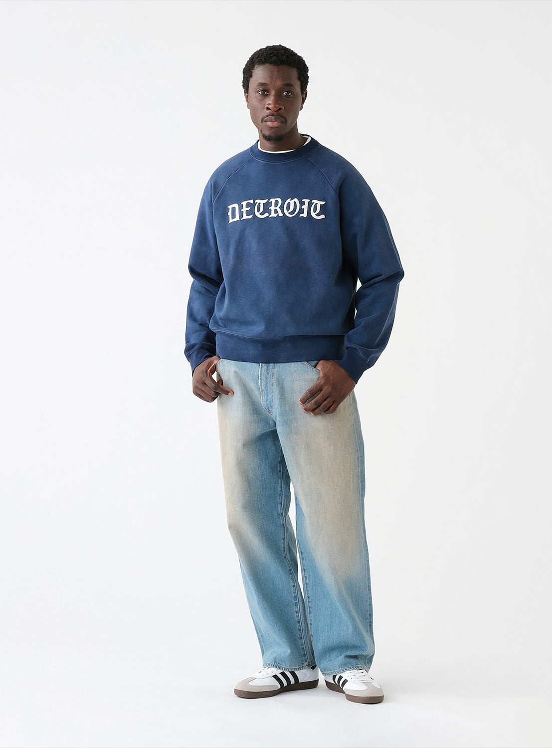 Fade Print Crewneck Sweatshirt Fade Print Crewneck Sweatshirt