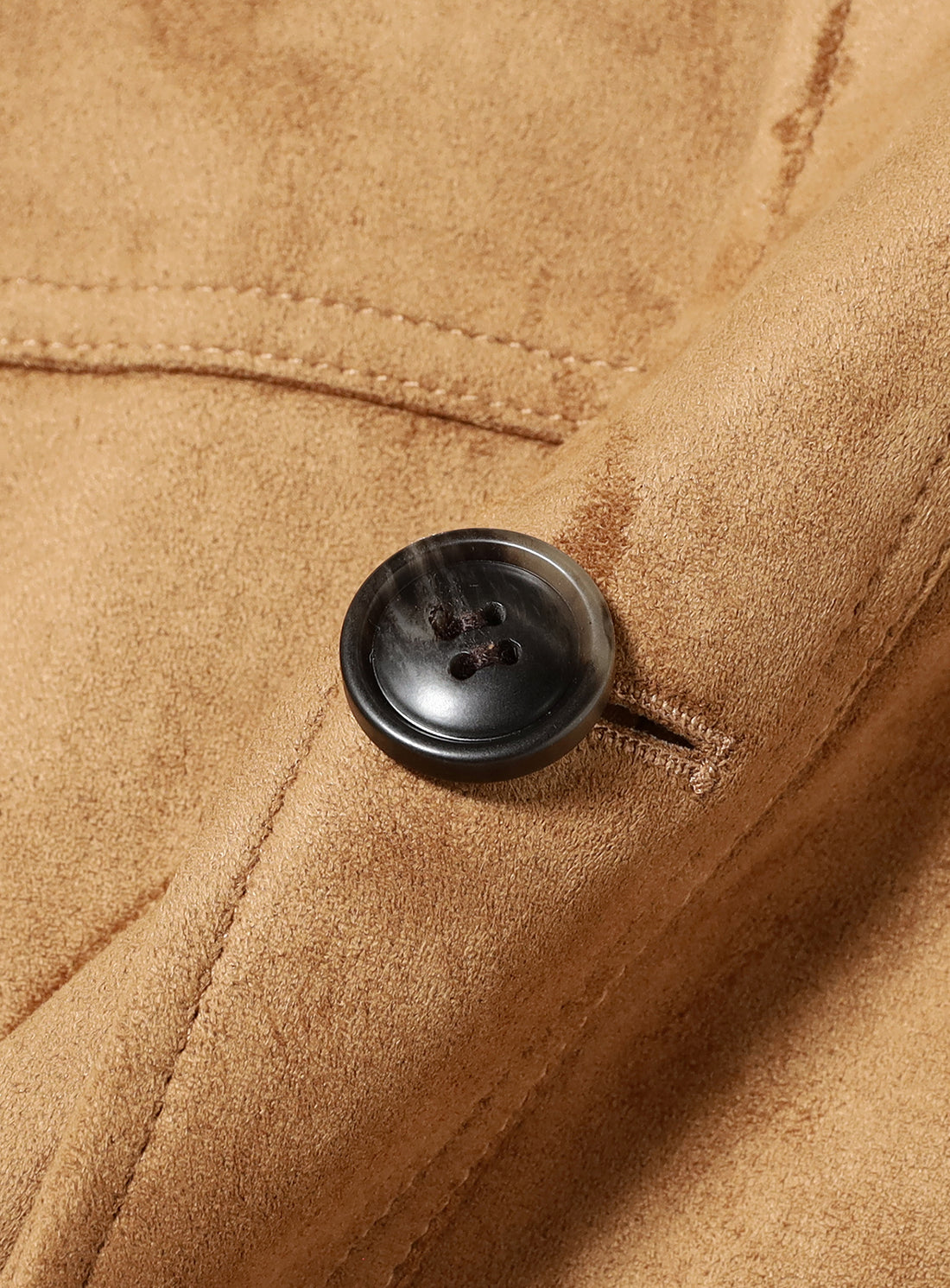 Faux Suede Half Coat