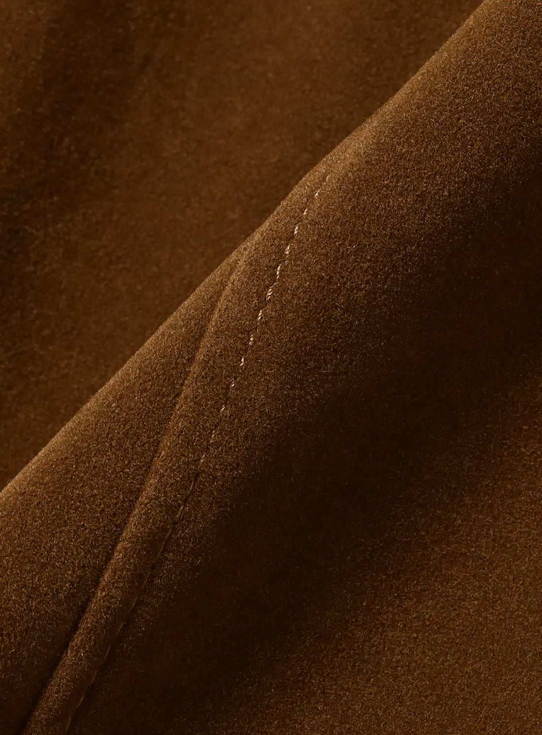 Faux Suede Zip Slit Skirt