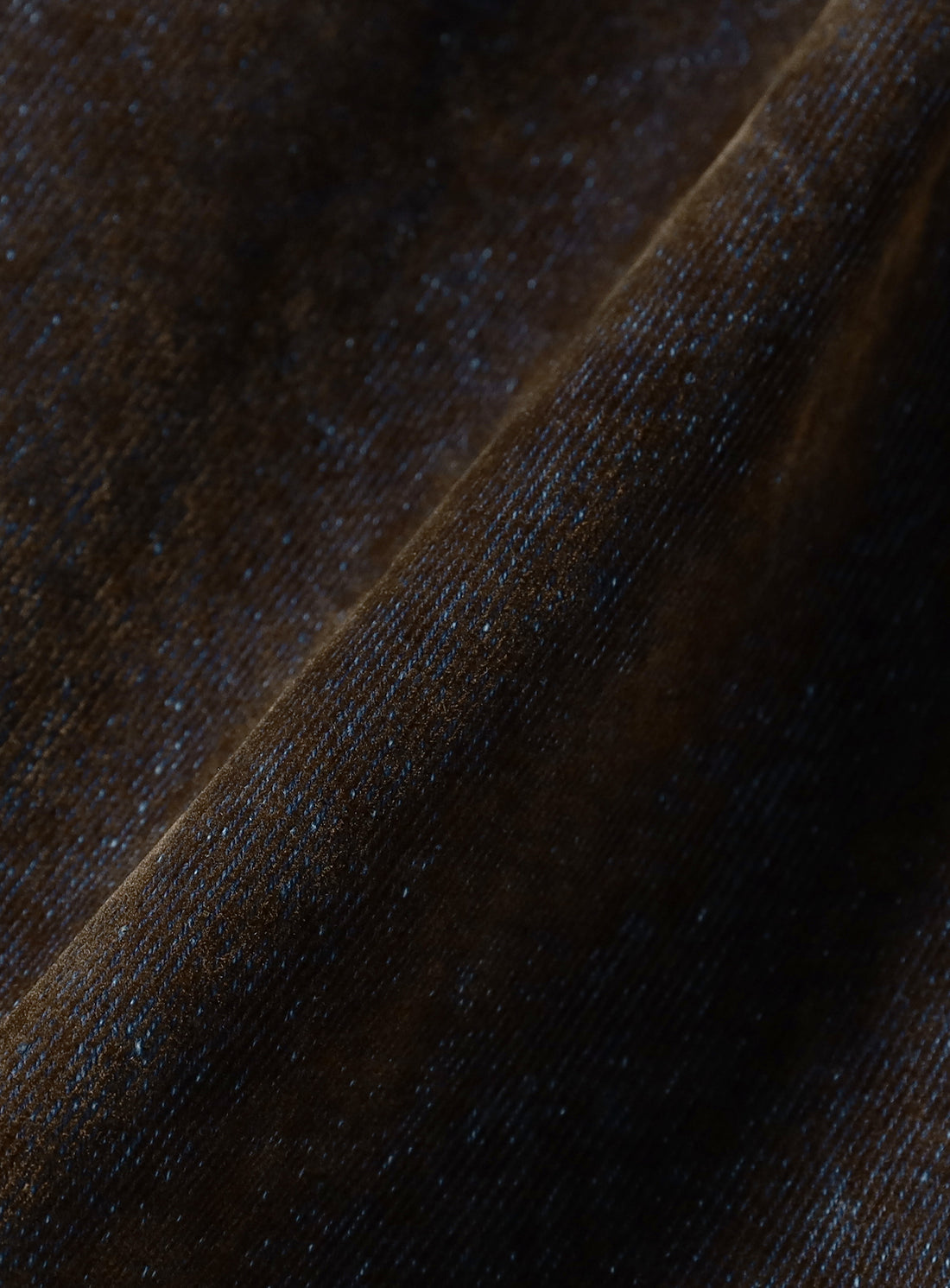 Flocked Denim Wide Pants