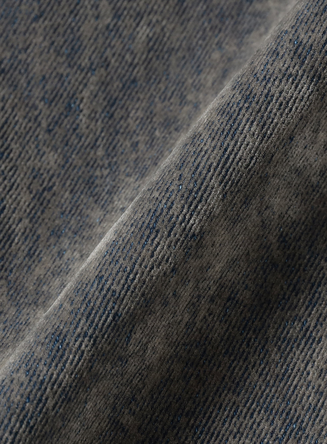 Flocked Denim Wide Pants