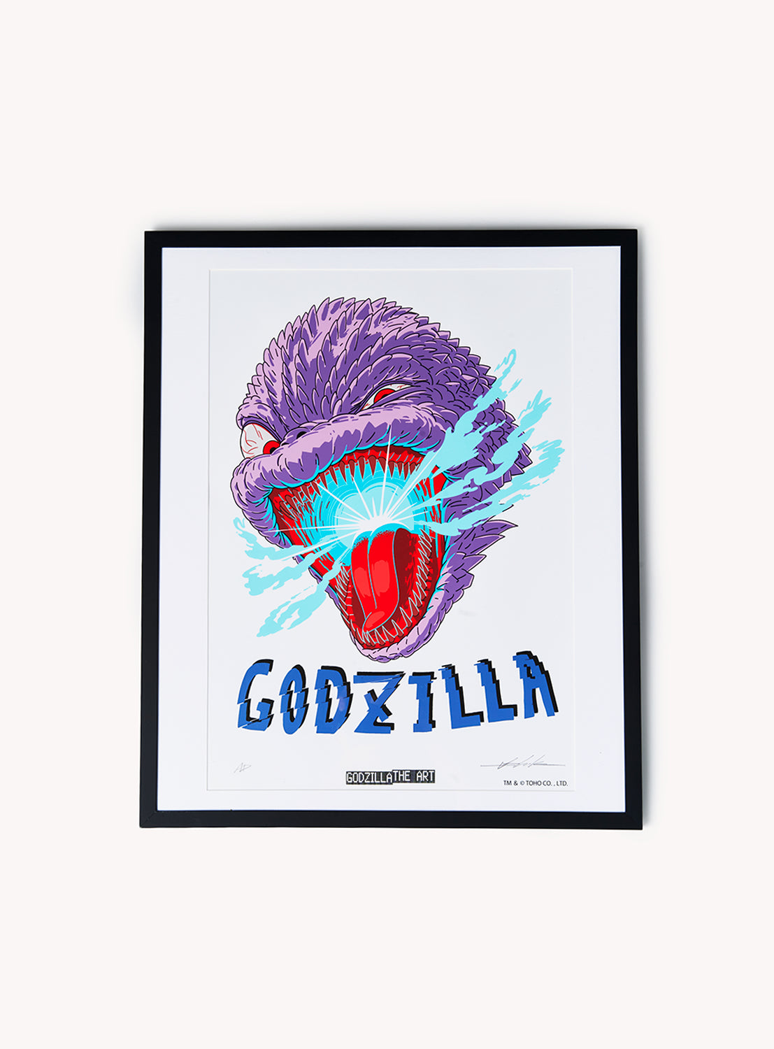 Godzilla The Art Ushiki Silkscreen Print