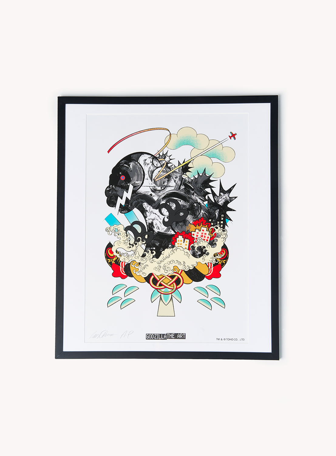 Godzilla The Art Okawa Silkscreen Print