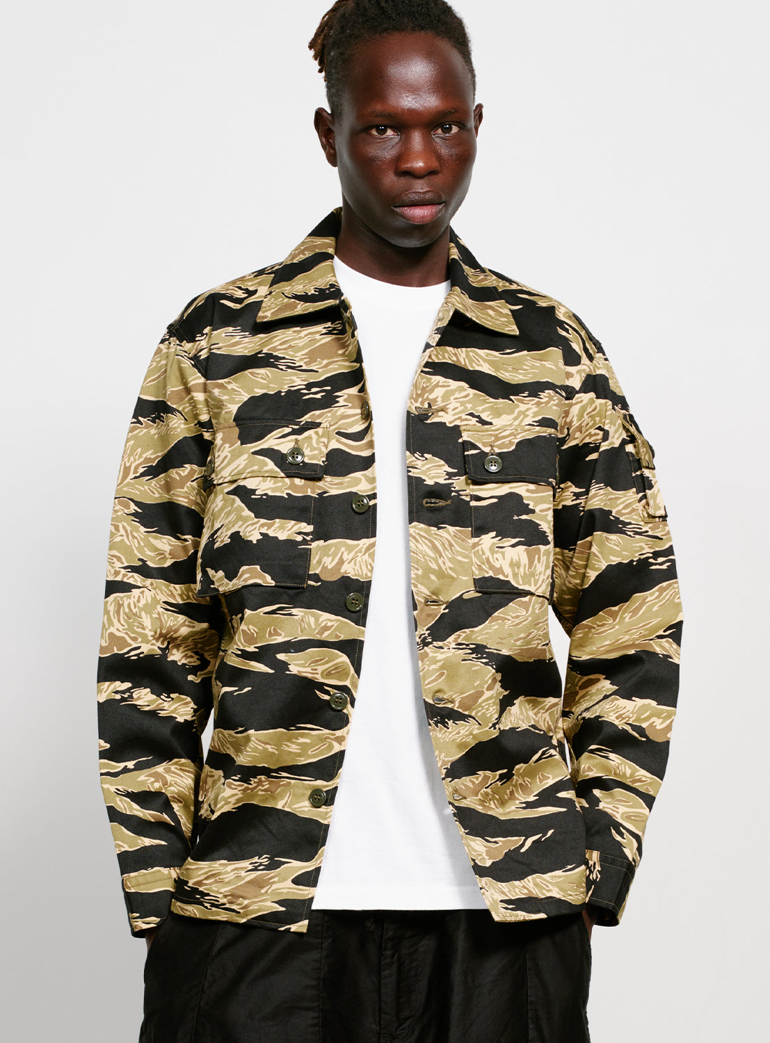 Gold Tiger Pattern Jacket
