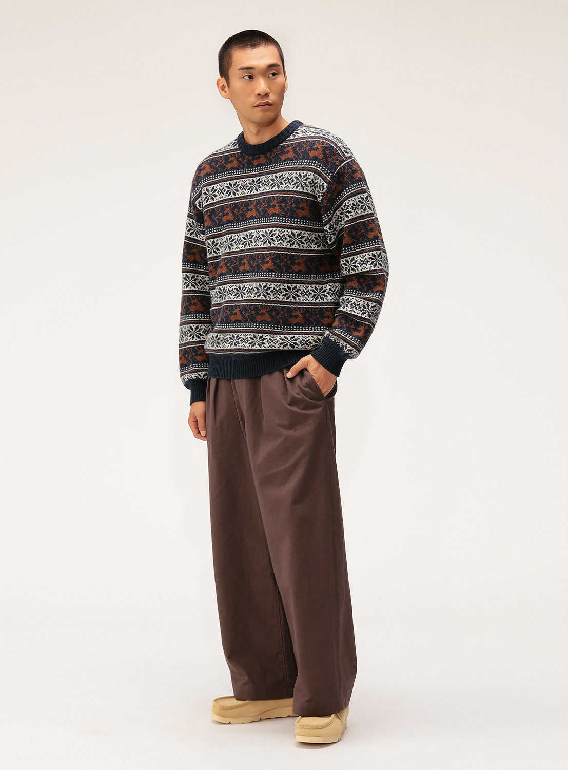 Holiday Crew Neck Knit