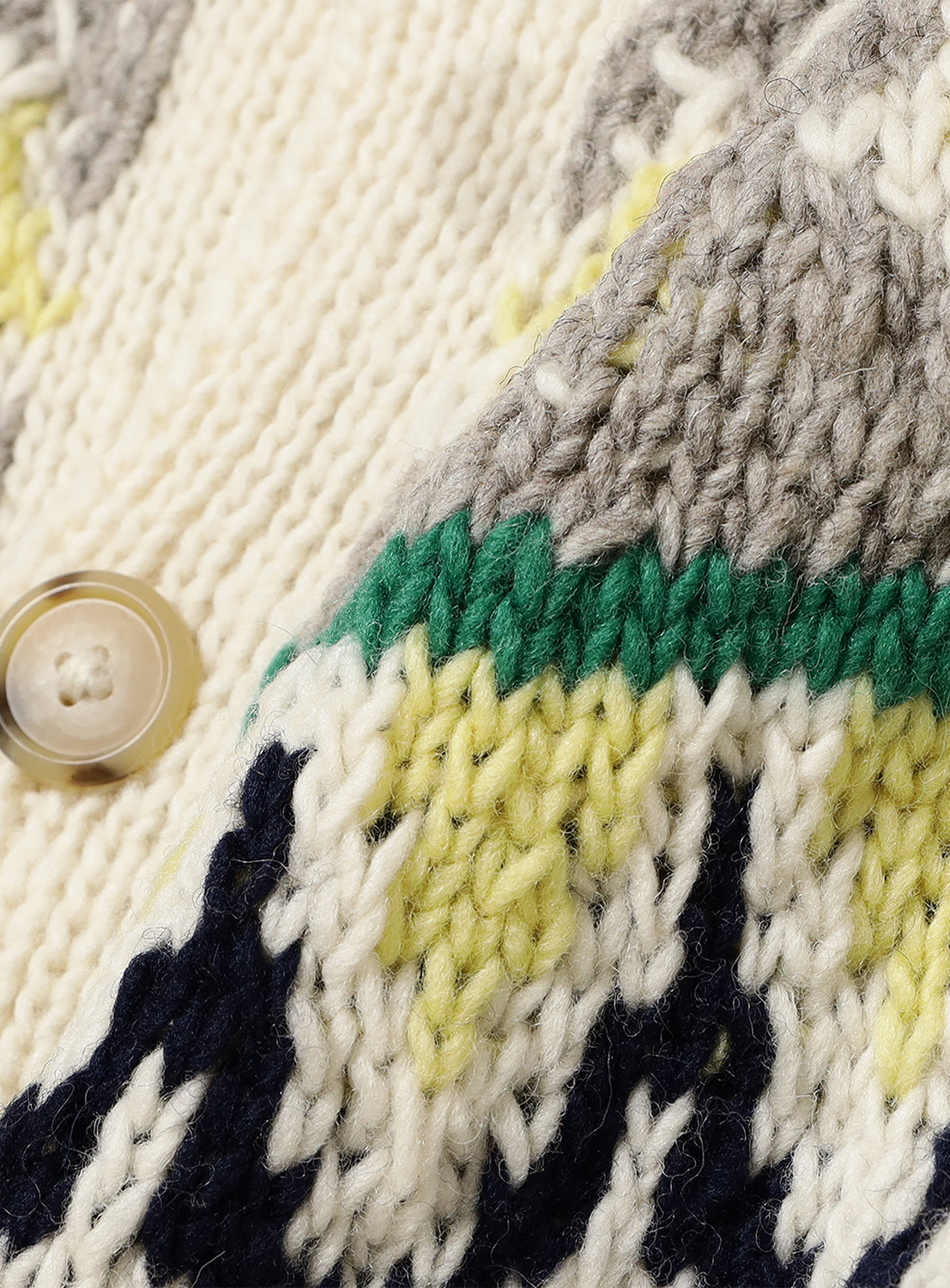 Hand Knit Nordic Cardigan Hand Knit Nordic Cardigan