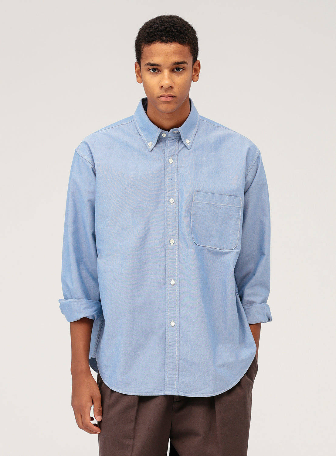Heavy Oxford Button-Down Shirt