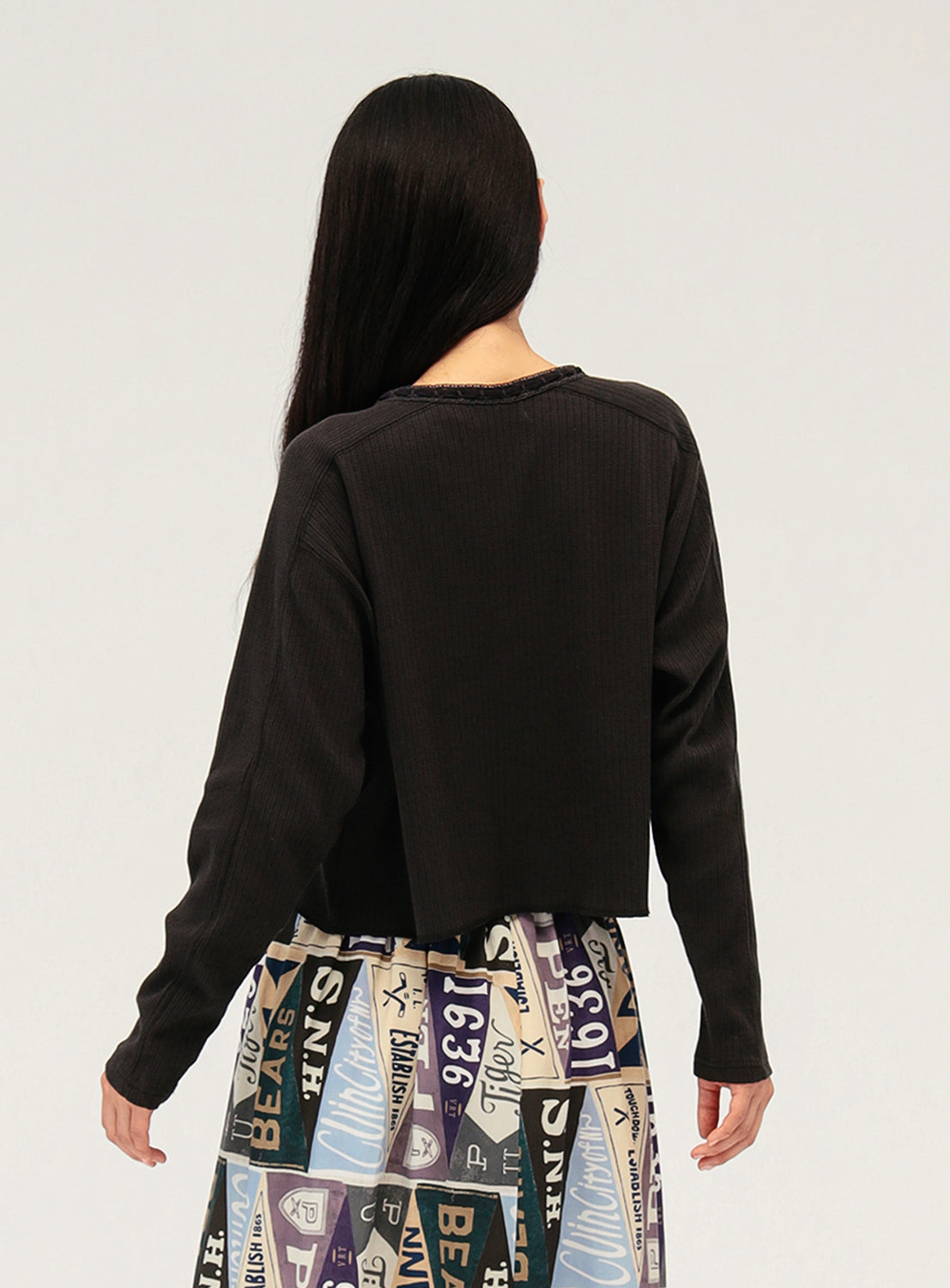 Henley Neck Lace Cardigan