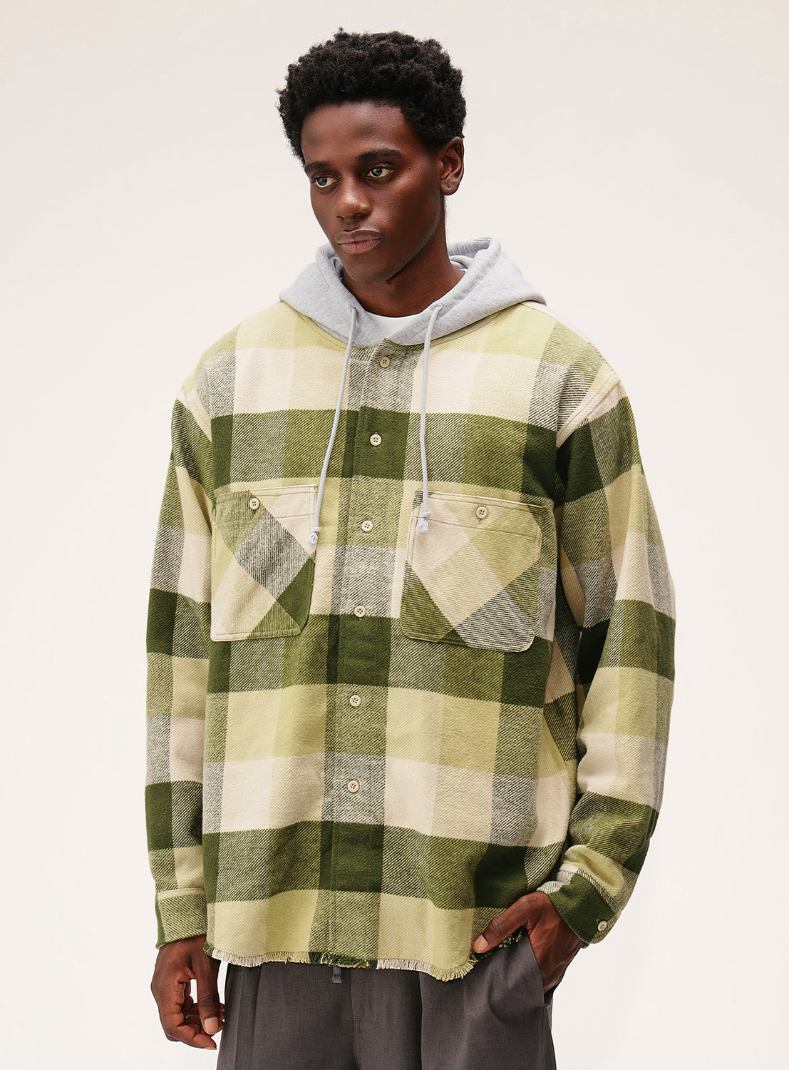 Hood Check Flannel Shirt
