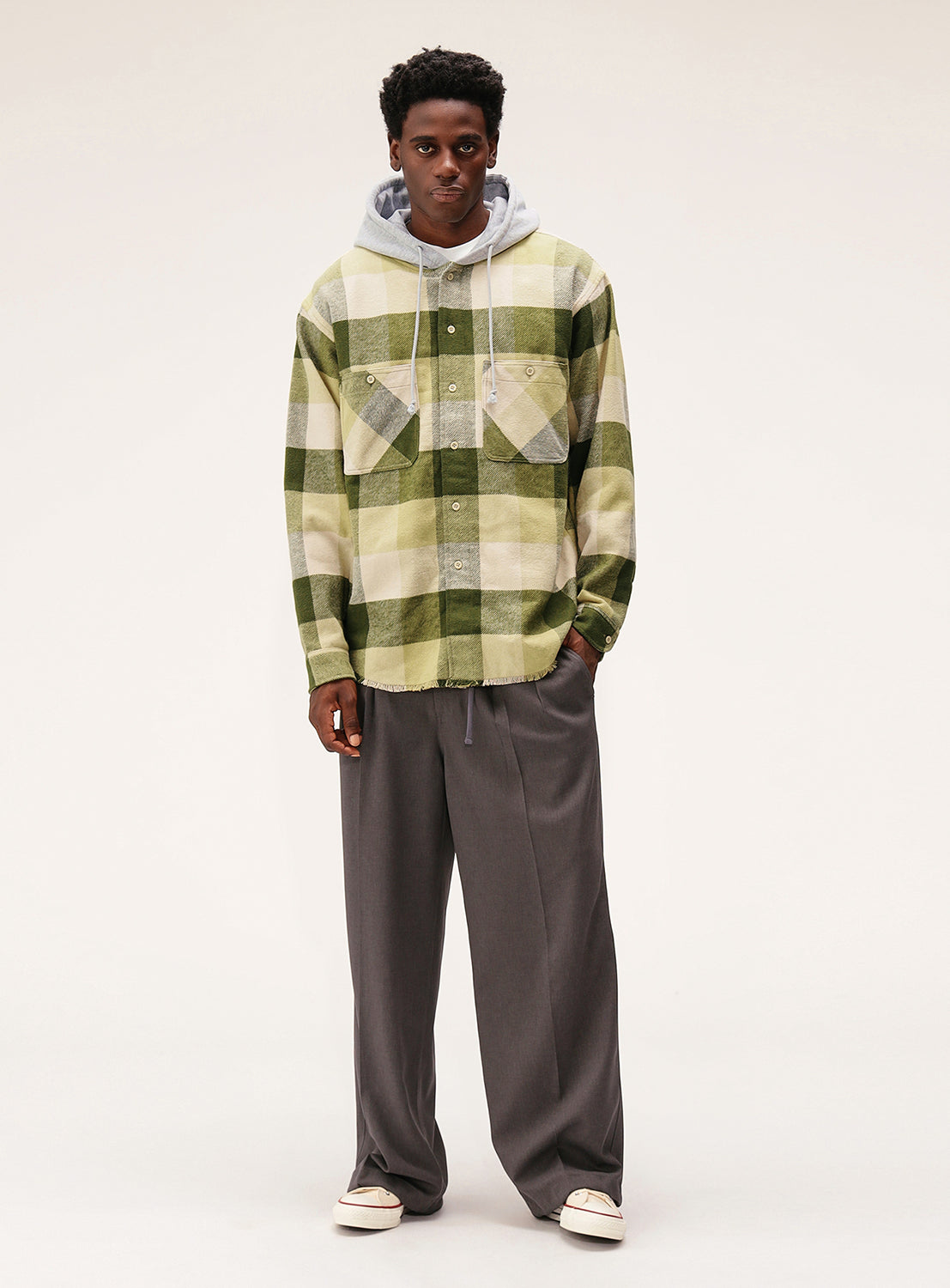 Hood Check Flannel Shirt