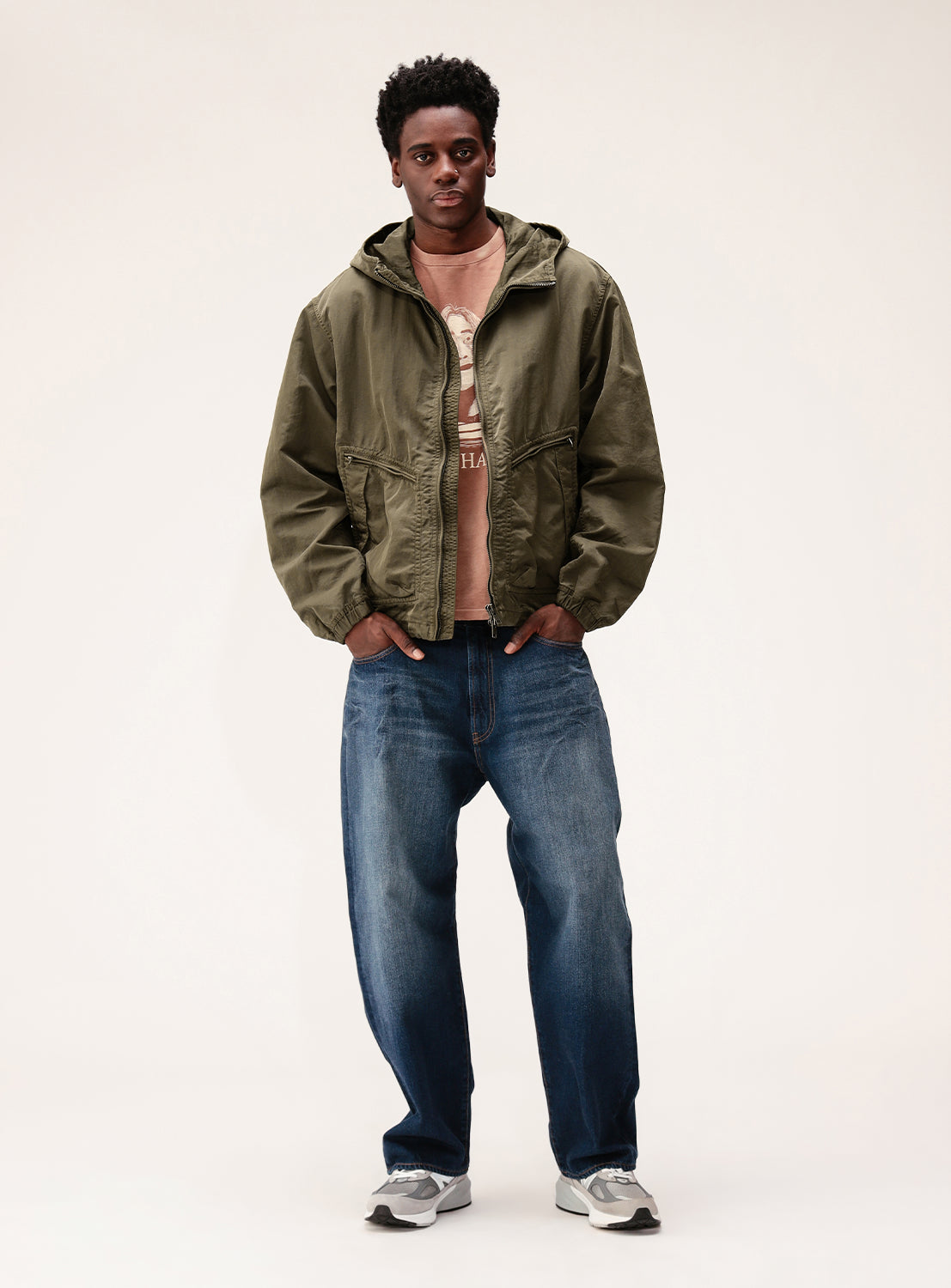 Garment Dye Hood Jacket