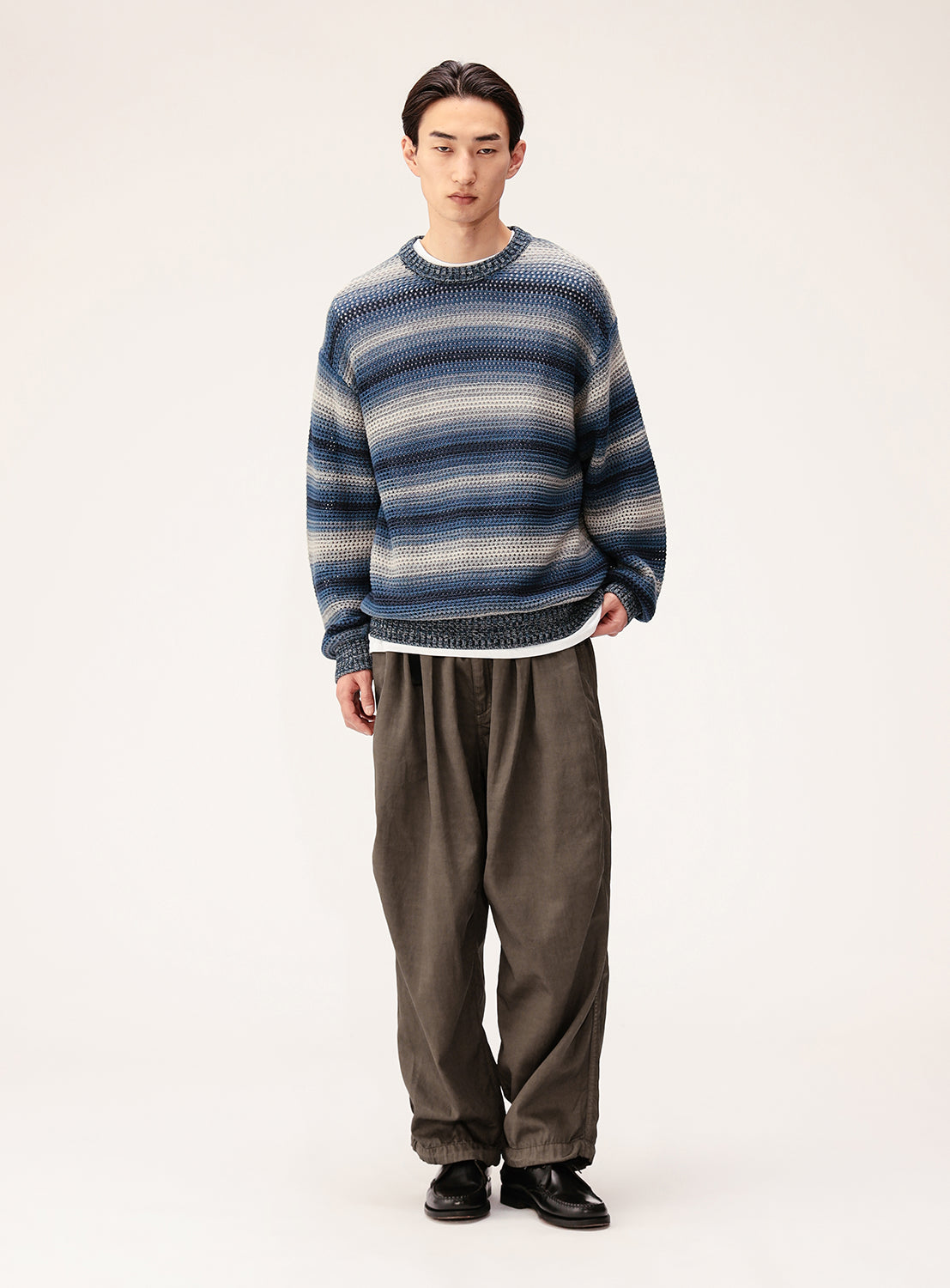 Wide Straight Fit Faded Balloon Pants