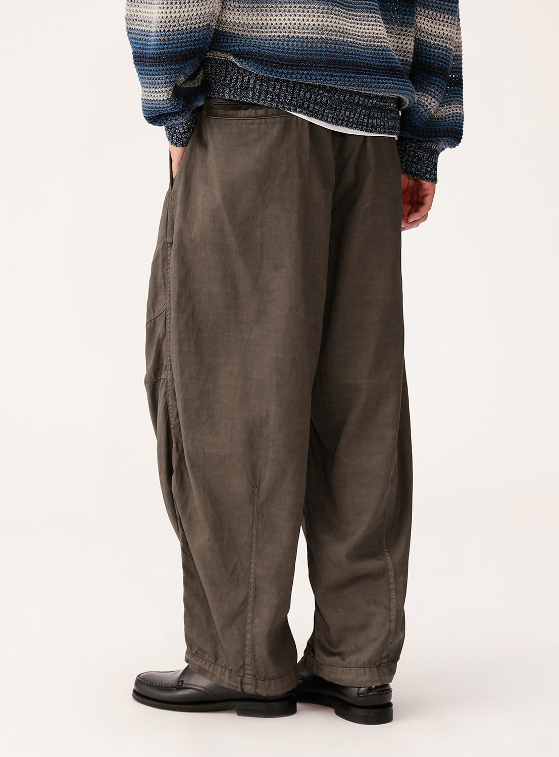 Wide Straight Fit Faded Balloon Pants