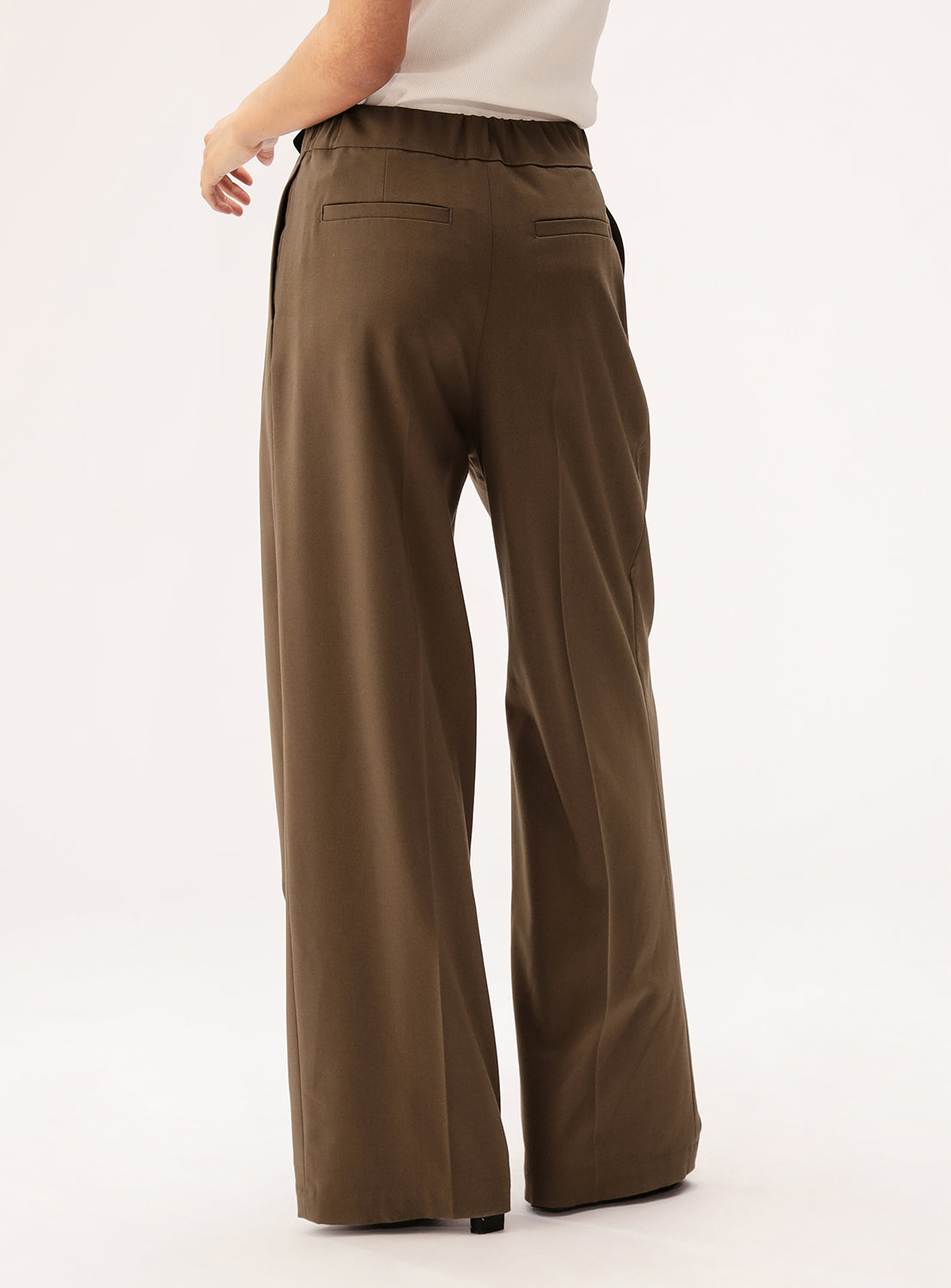 Belted Wide Leg Pants