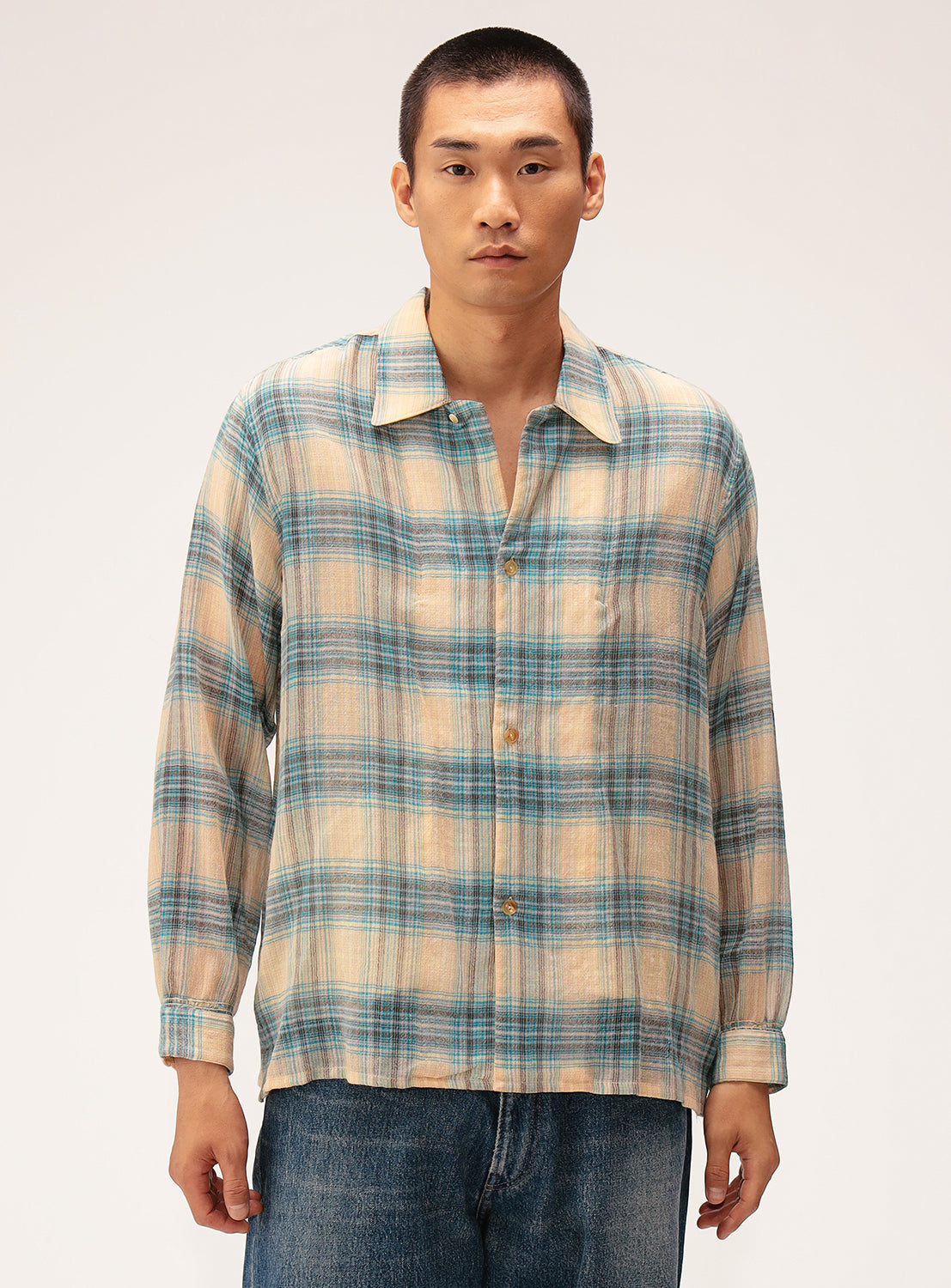 Thom Open-color Shirt