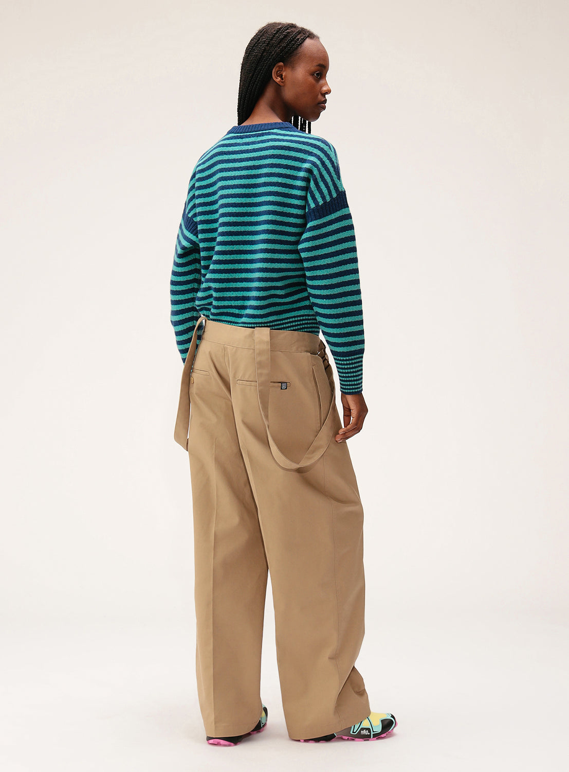 7G Striped Crew Knit