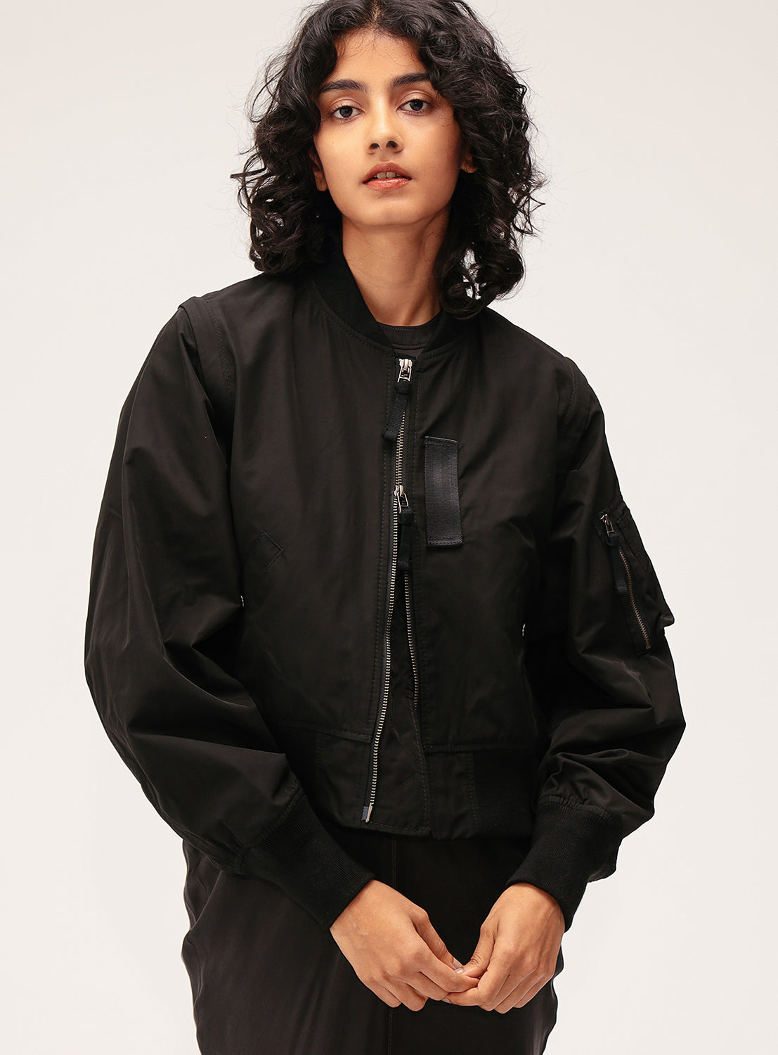 Detachable Sleeve Mil Jacket
