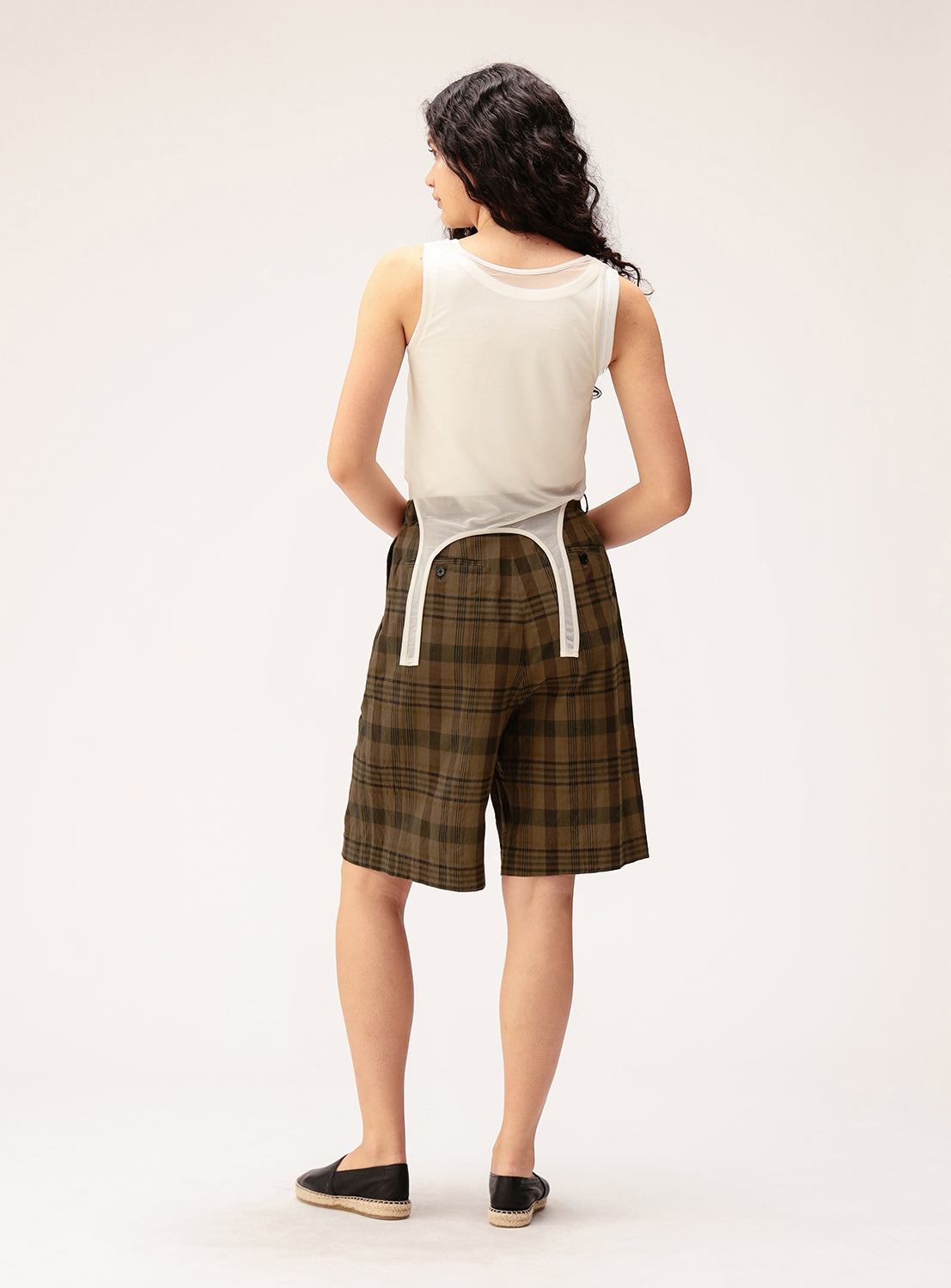 Madras Check Shorts