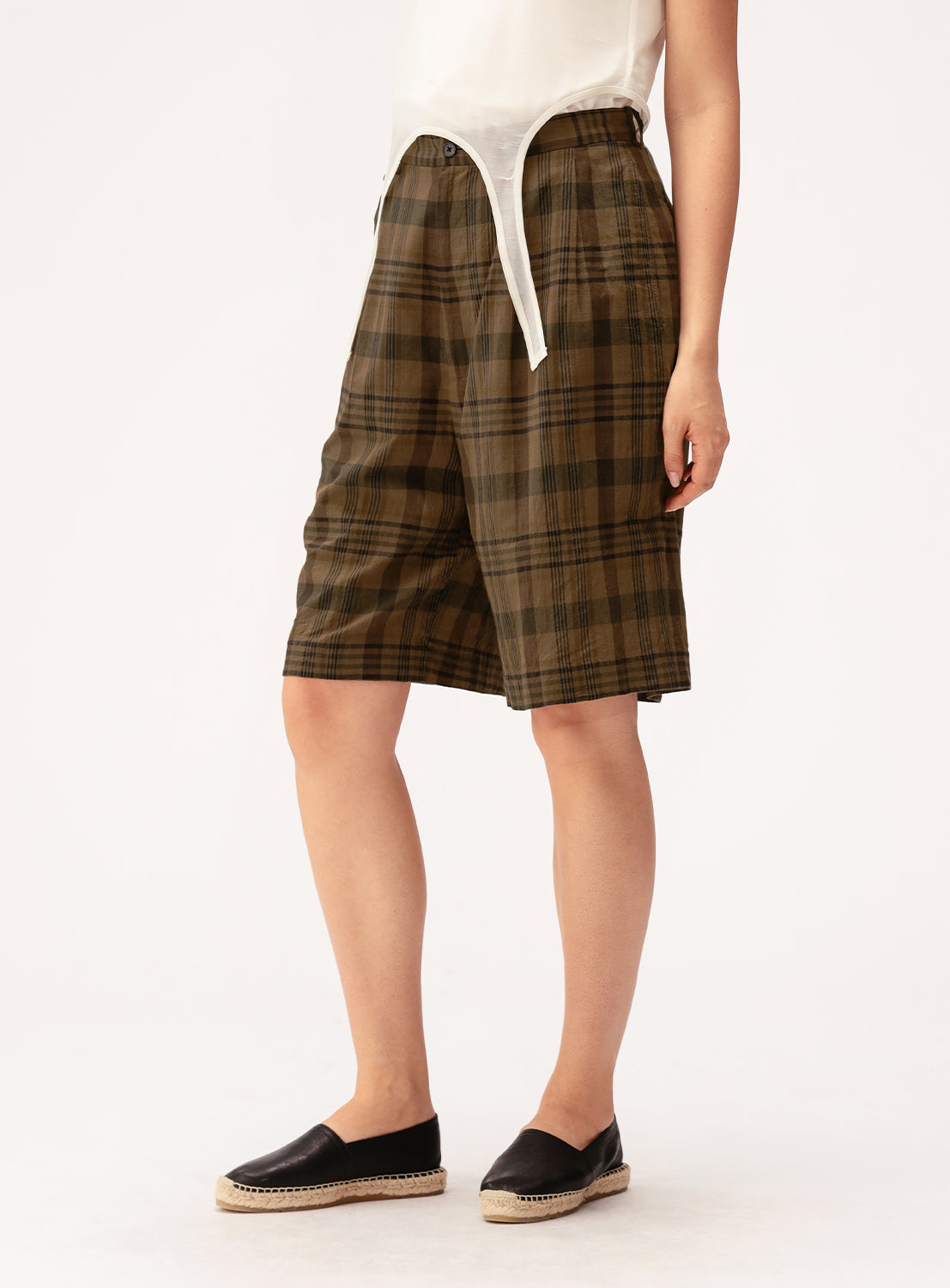 Madras Check Shorts