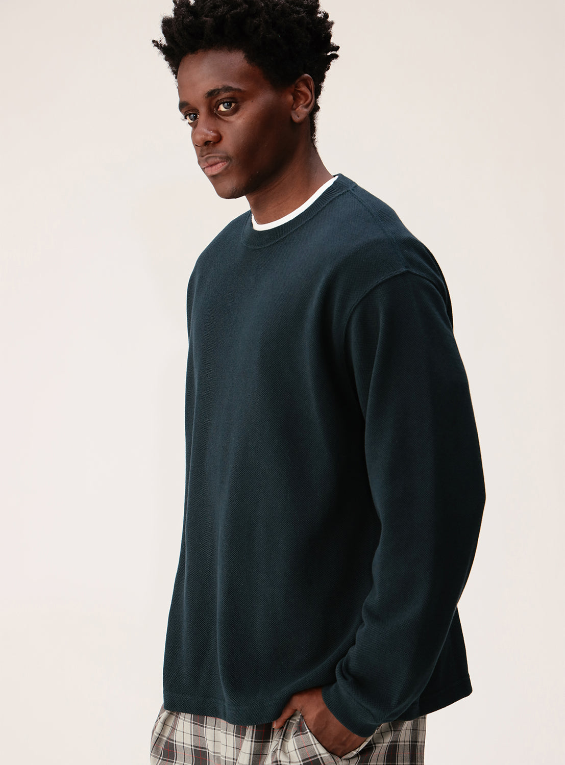 Moss Stitch Pullover