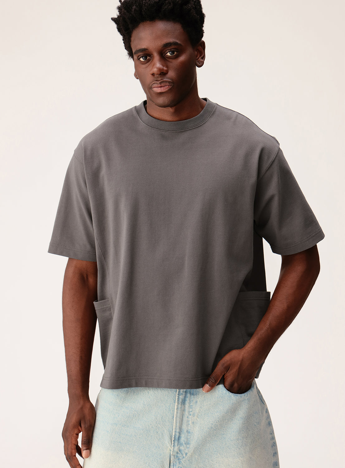 Wide Fit Side Pocket T-Shirt