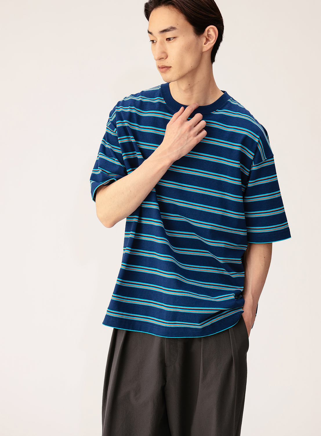 Relaxed Fit Striped T-Shirt