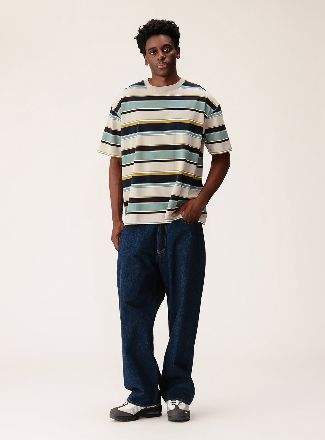 Multi Border T-Shirt