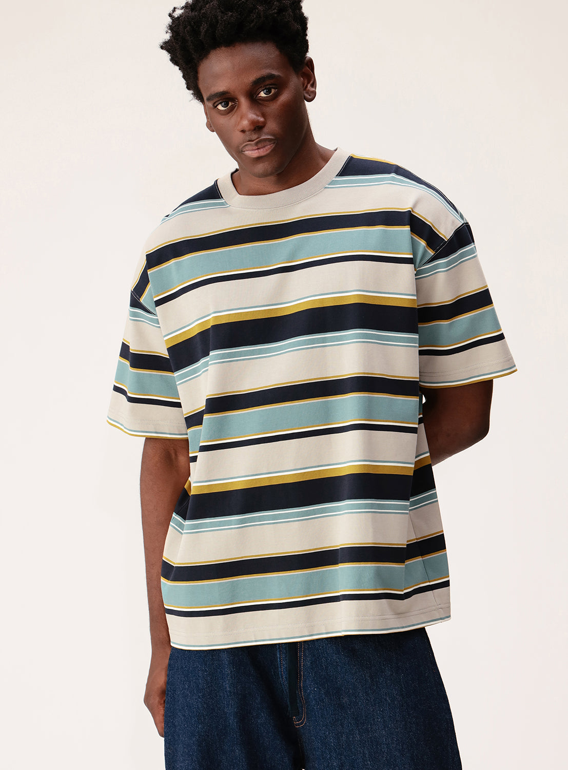 Multi Border T-Shirt