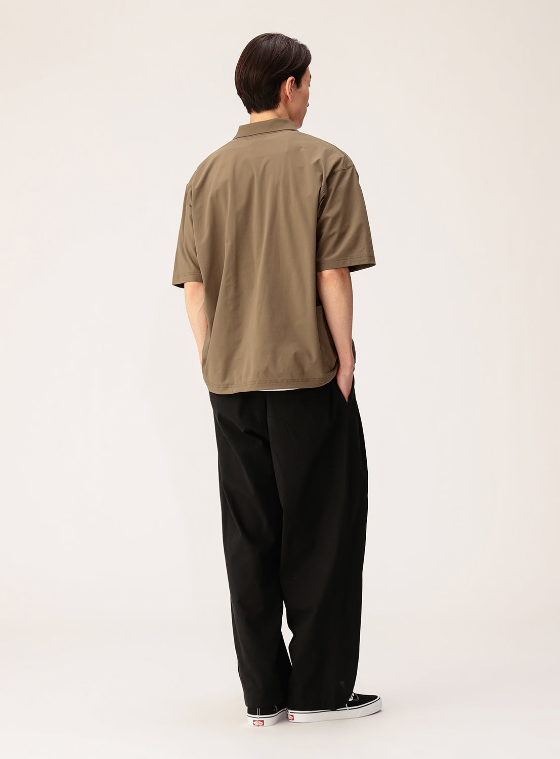Wide Fit Side Pocket Tech Polo Shirt