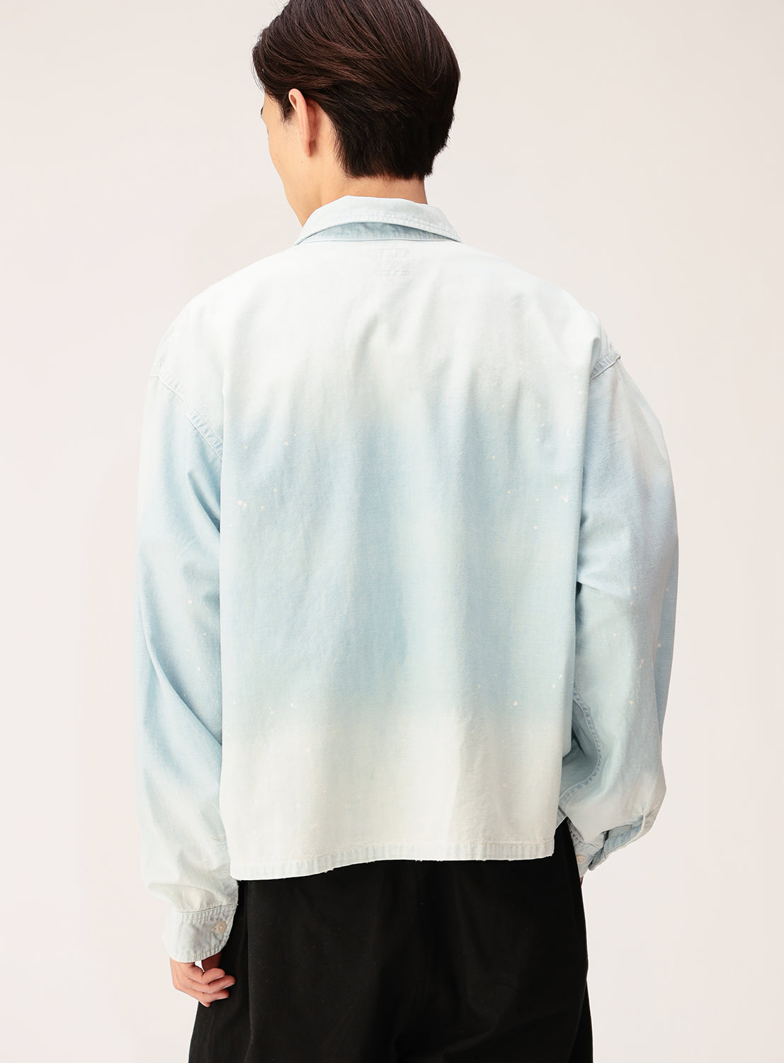 Distressed Chambray Shirt