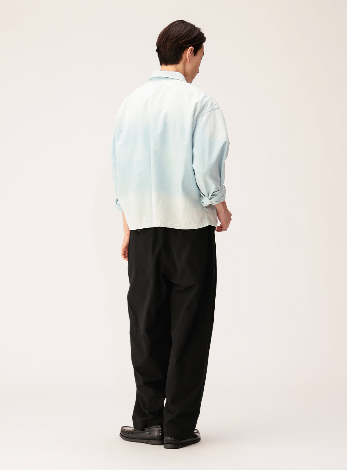 Distressed Chambray Shirt