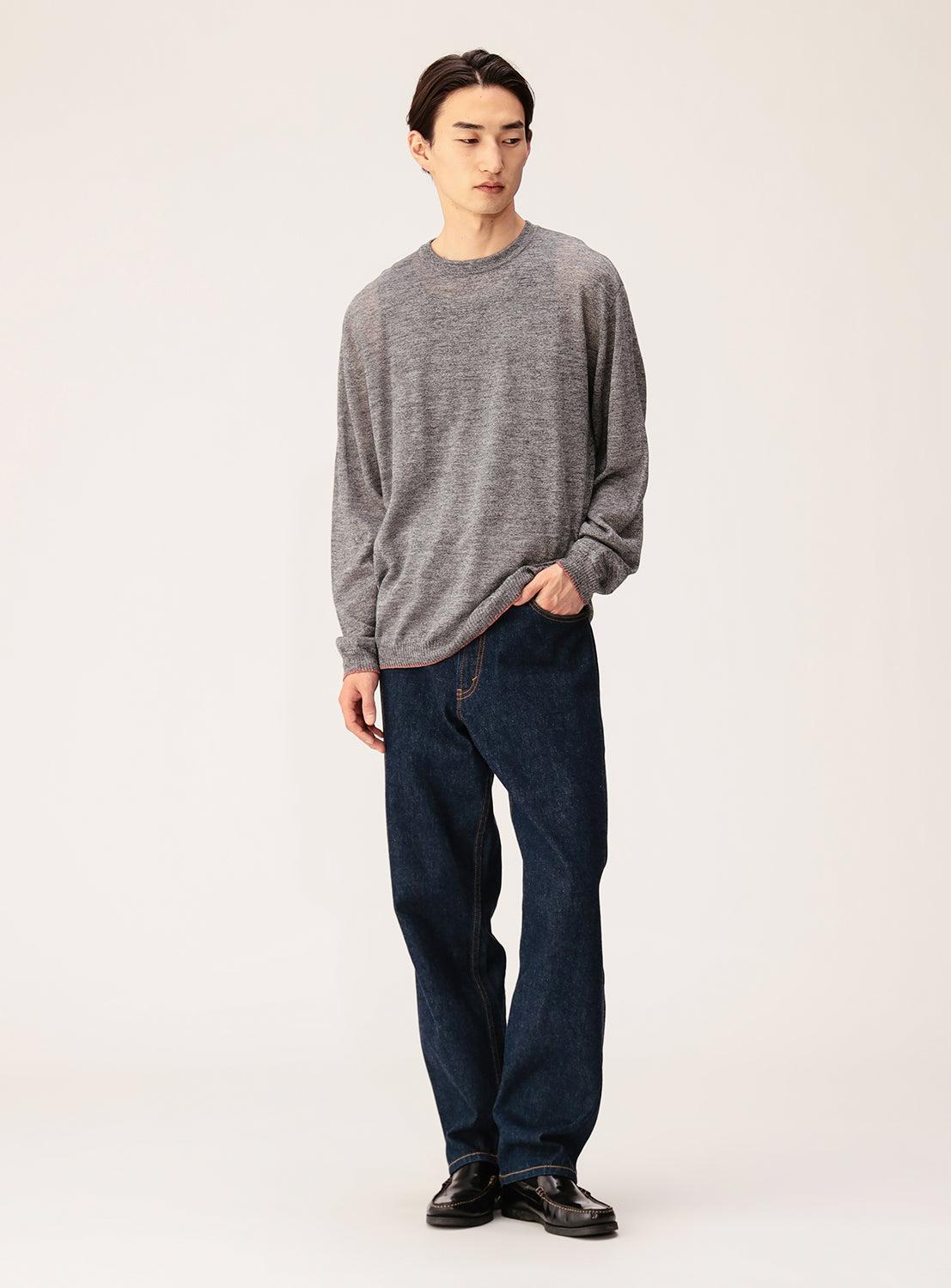 Rame-Trim Pullover