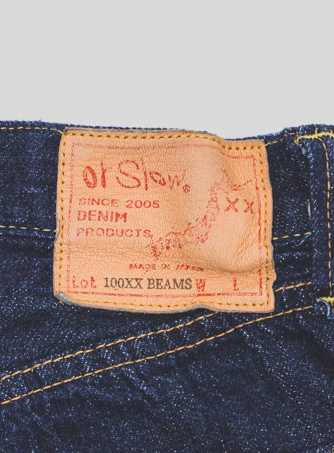 [Exclusive] orSlow × BEAMS JAPAN 100 Super Dad Light-Weight Selvedge Denim Pants