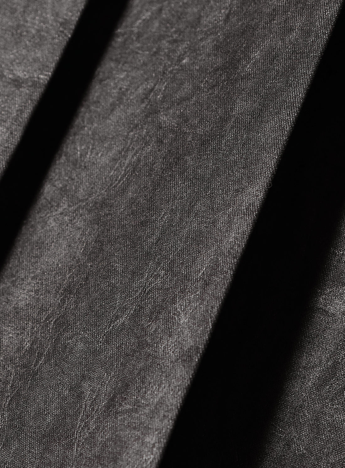 Leather-Like Pleated Skirt