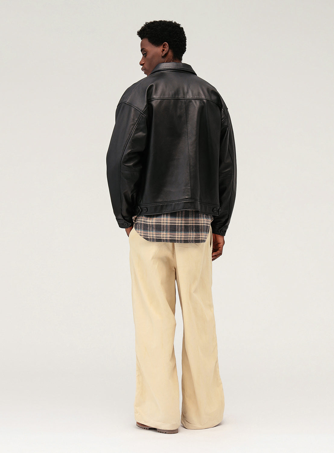 ジャケット・アウター BEAMS 24SS Leather zip blouson S BEAMS 24SS Leather zip blouson Distressed Leather Zip Jacket